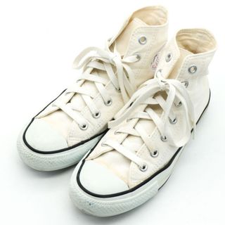 コンバース(CONVERSE)のコンバース スニーカー オールスターカラーズHI 1CJ604 キャンバス ハイカット シューズ 靴 レディース 24.5cmサイズ ホワイト CONVERSE(スニーカー)