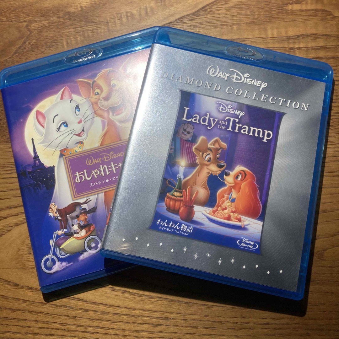 Disney - 【2枚セット】わんわん物語&おしゃれキャット Blu-rayの通販