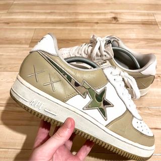 激レア　幻　KAWS　a bathing ape Bapesta　新品　コラボ