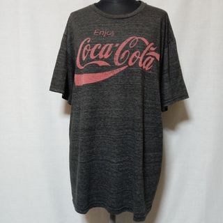 コカコーラ(コカ・コーラ)の美品 L コカ・コーラ 半袖 Tシャツ カットソー トップス(Tシャツ/カットソー(半袖/袖なし))