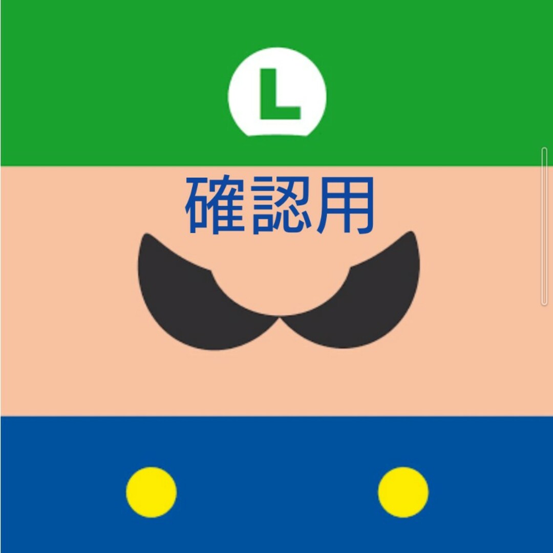 確認用専用出品