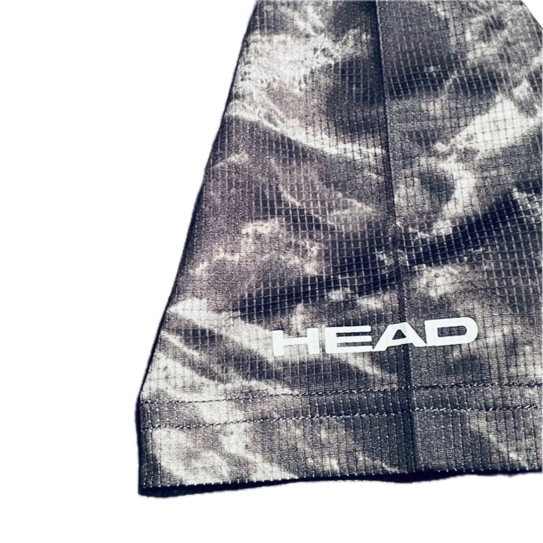 HEAD(ヘッド)の【送料無料・匿名発送】HEAD  ヘッド　ポロシャツ　Mサイズ　ブラック迷彩 スポーツ/アウトドアのゴルフ(ウエア)の商品写真