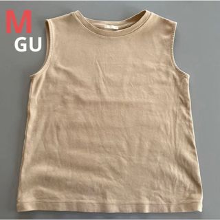 ジーユー(GU)の&& GU スムーススリーブレスT M(Tシャツ(半袖/袖なし))