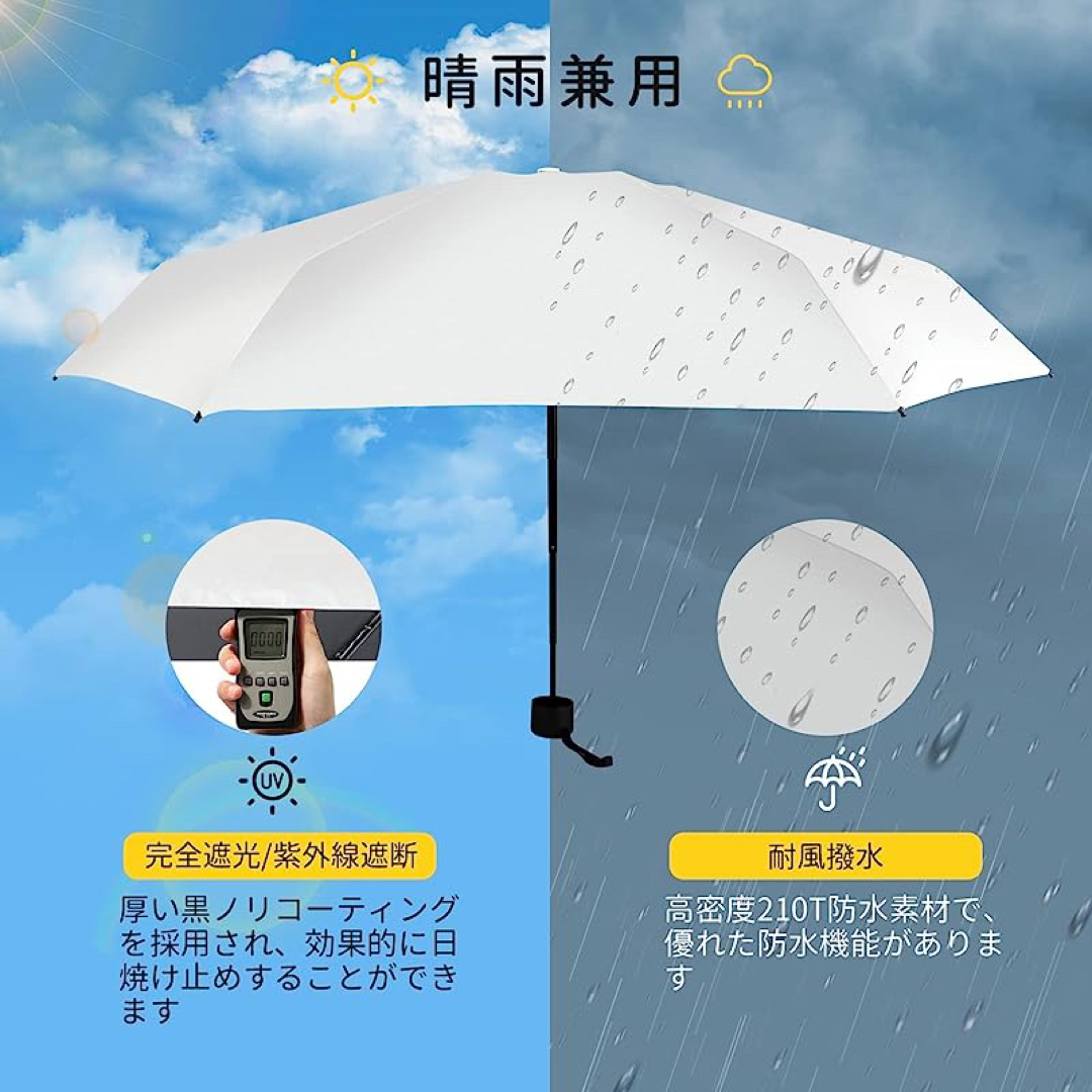 正規品/新 折りたたみ傘 日傘 雨傘 兼用 UVカット 軽量 コンパクト 撥