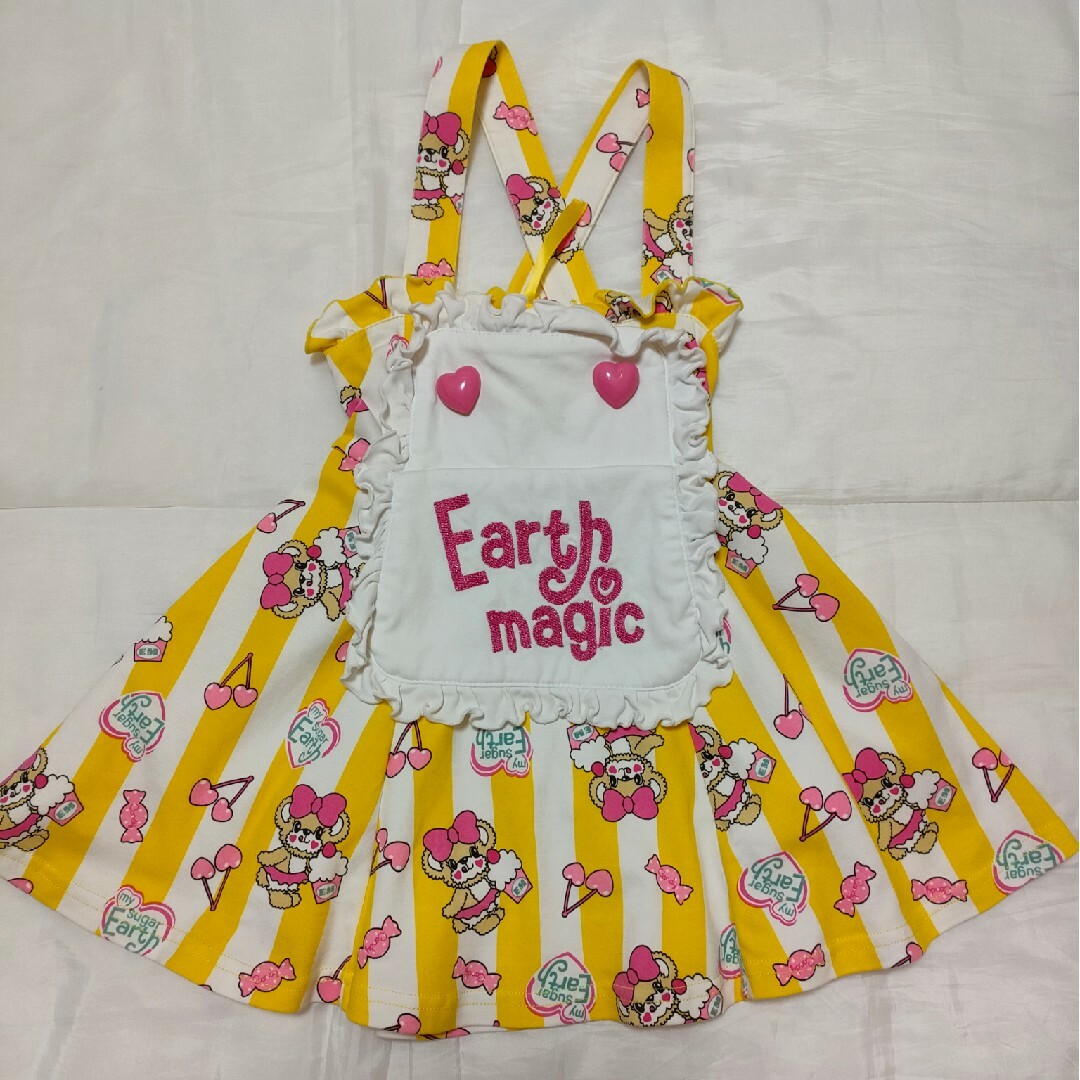 EARTHMAGIC(アースマジック)の新品　未使用アースマジック☆ワンピースsize 110cm キッズ/ベビー/マタニティのキッズ服女の子用(90cm~)(ワンピース)の商品写真