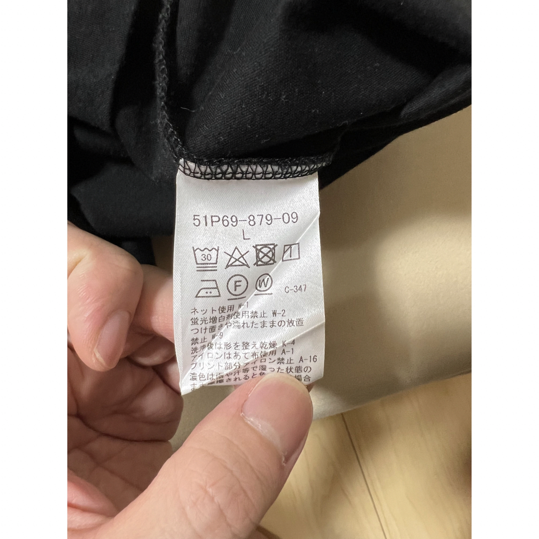 BLACK LABEL CRESTBRIDGE(ブラックレーベルクレストブリッジ)のBLACKLABEL CRESTBRIDGE Tシャツ　黒　Lサイズ メンズのトップス(Tシャツ/カットソー(七分/長袖))の商品写真