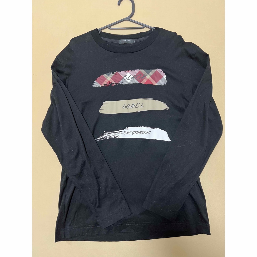 BLACK LABEL CRESTBRIDGE(ブラックレーベルクレストブリッジ)のBLACKLABEL CRESTBRIDGE Tシャツ　黒　Lサイズ メンズのトップス(Tシャツ/カットソー(七分/長袖))の商品写真