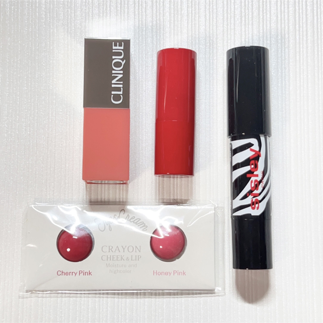 CLINIQUE(クリニーク)のCLINIQUE ARMANIミニリップ セット コスメ/美容のベースメイク/化粧品(口紅)の商品写真