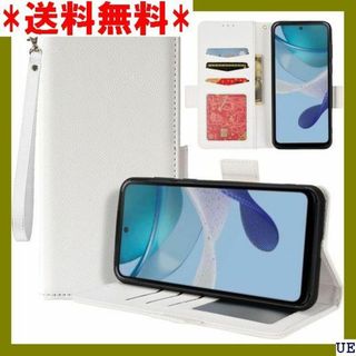 ７ MOTO G53j 5G 用 ケース 手帳型 スマホケ ホワイト 1333(モバイルケース/カバー)