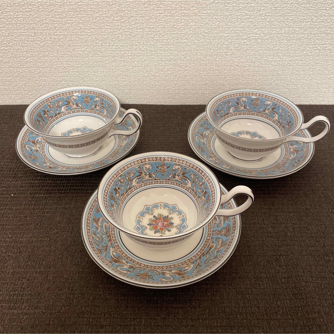 WEDGWOOD - ウェッジウッド フロレンティーン ターコイズ ピオニー
