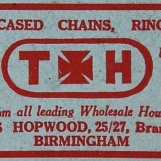 1880年 英国 TH製 回転フォブ 70GM 刻印 懐中時計鎖チェーン 極稀少の