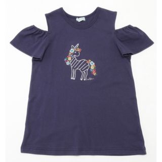 ハッカキッズ(hakka kids)のhakka kids  / ハッカキッズ ユニコーン刺しゅうTシャツ 120㎝(Tシャツ/カットソー)