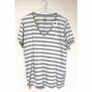 ポロラルフローレン(POLO RALPH LAUREN)のPOLO ラルフローレン　Tシャツ　大きめサイズ　Vネック　米国購入　新品(Tシャツ(半袖/袖なし))