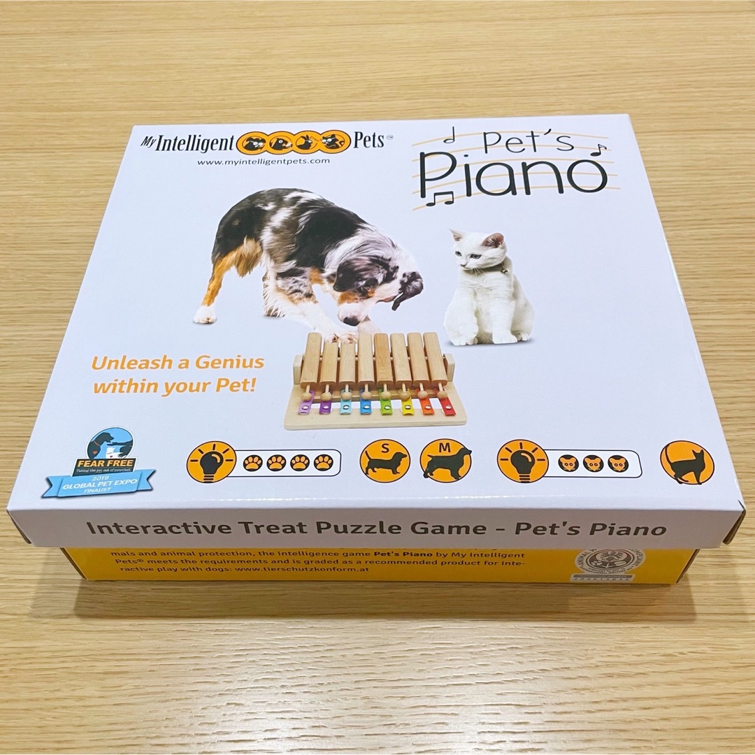 【美品】犬 猫 おもちゃ 知育玩具 Pet’s Piano ペットピアノ