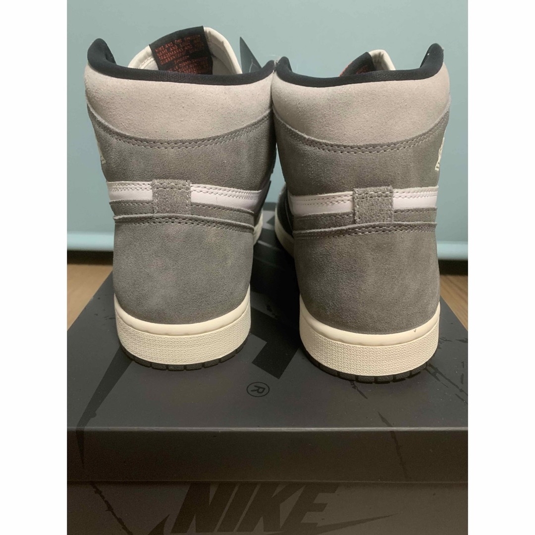Nike Air Jordan 1 Black and Smoke Grey