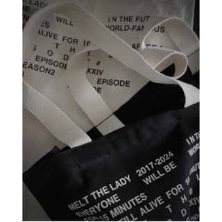 バブルス(Bubbles)のMELT THE LADY "EPISODE"#  tote bag black(トートバッグ)