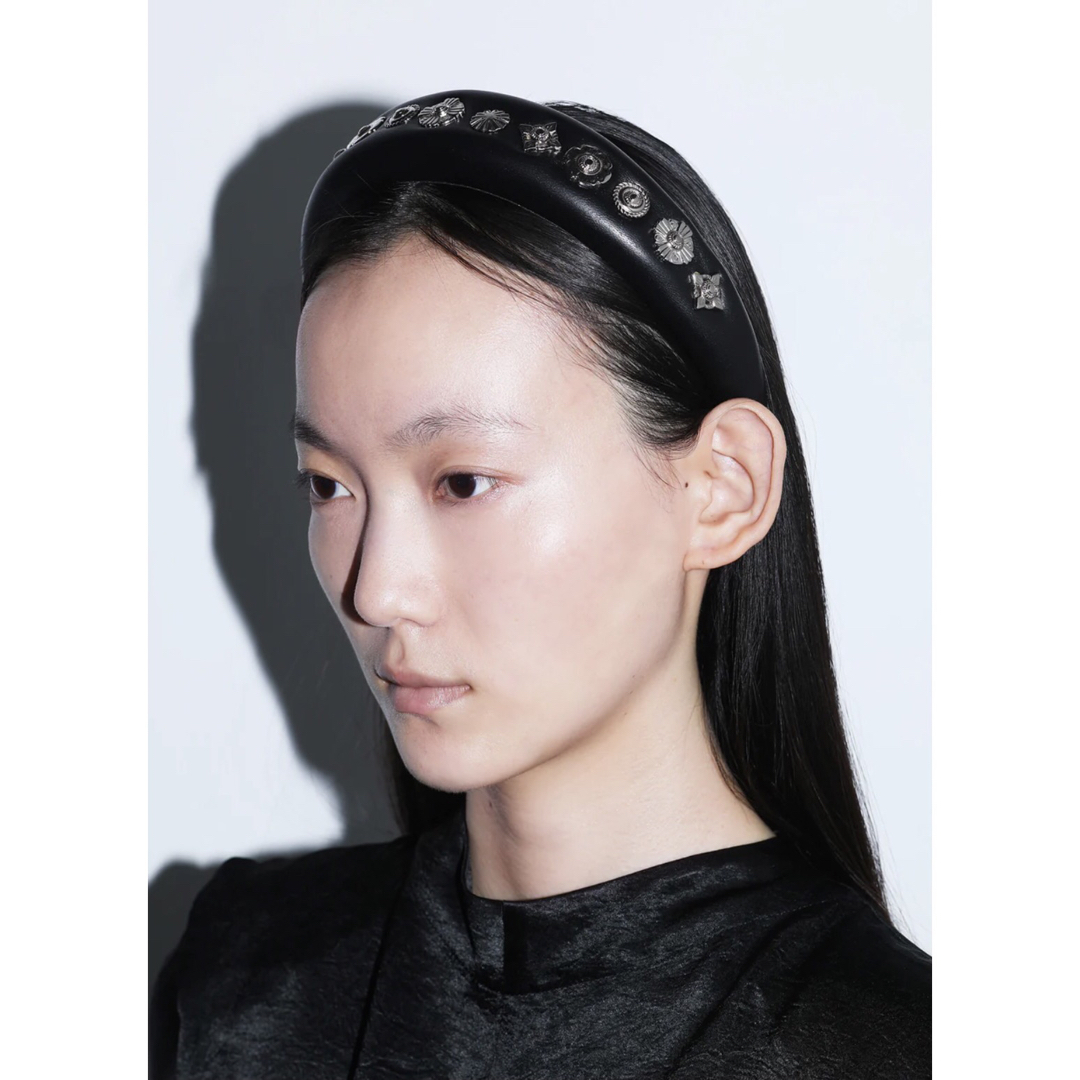 【TOGA】2023AW LEATHER HEADBAND 1