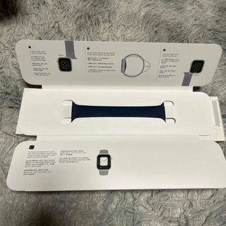 アップルウォッチ(Apple Watch)のApple Watch45㎜ケース用アビスブルーソロループバンド(その他)