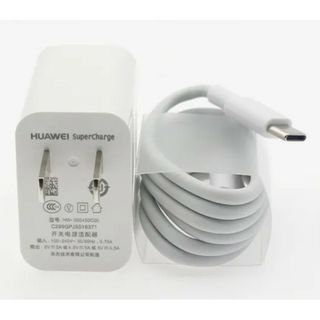 ファーウェイ(HUAWEI)のHuawei 5A SuperCharge純正スーパーチャージホワイト22.5W(バッテリー/充電器)