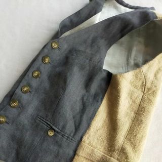 公式通販激安 新品 DUCK and COVER 麻袋 再構築 ベスト M リメイク