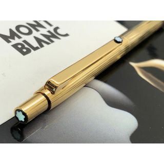 モンブラン(MONTBLANC)の稀稀！未使用保管品！★金運上昇総金張りSライン金プレートNo2947★モンブラン(ペン/マーカー)