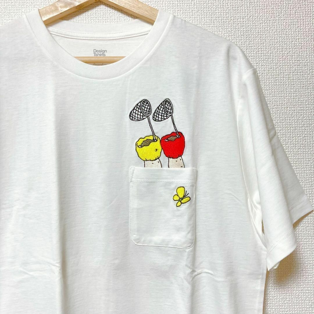 デザインティーシャツストアグラニフ Tシャツ Mサイズ ホワイト