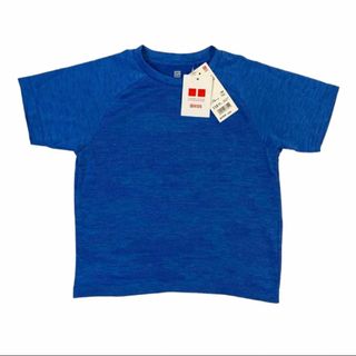 ユニクロ(UNIQLO)の新品 タグ付き UNIQLO ドライEX クルーネックT 110(Tシャツ/カットソー)