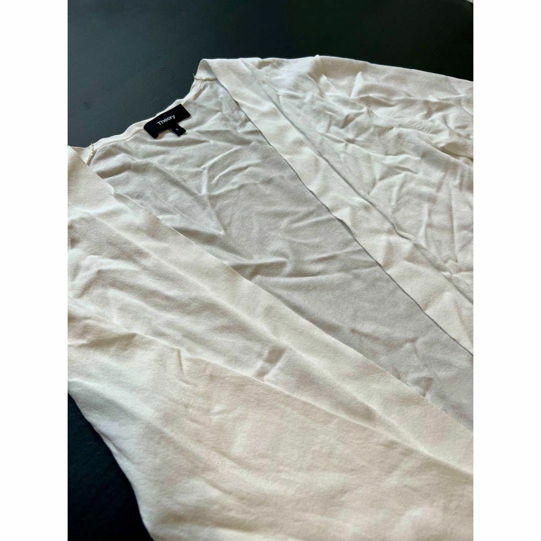Theory セオリー ロング カーディガン 夏 ホワイト 美品