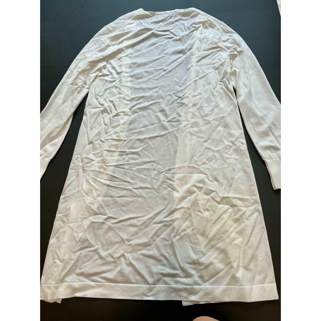 Theory セオリー ロング カーディガン 夏 ホワイト 美品