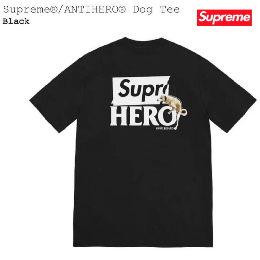 55cm着丈Supreme 22ss ANTIHERO Dog Tee