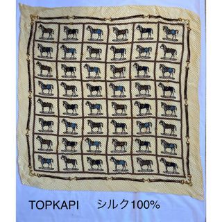 【美品】TOPKAPI トプカピ ⭐︎ シルク100% 　(バンダナ/スカーフ)