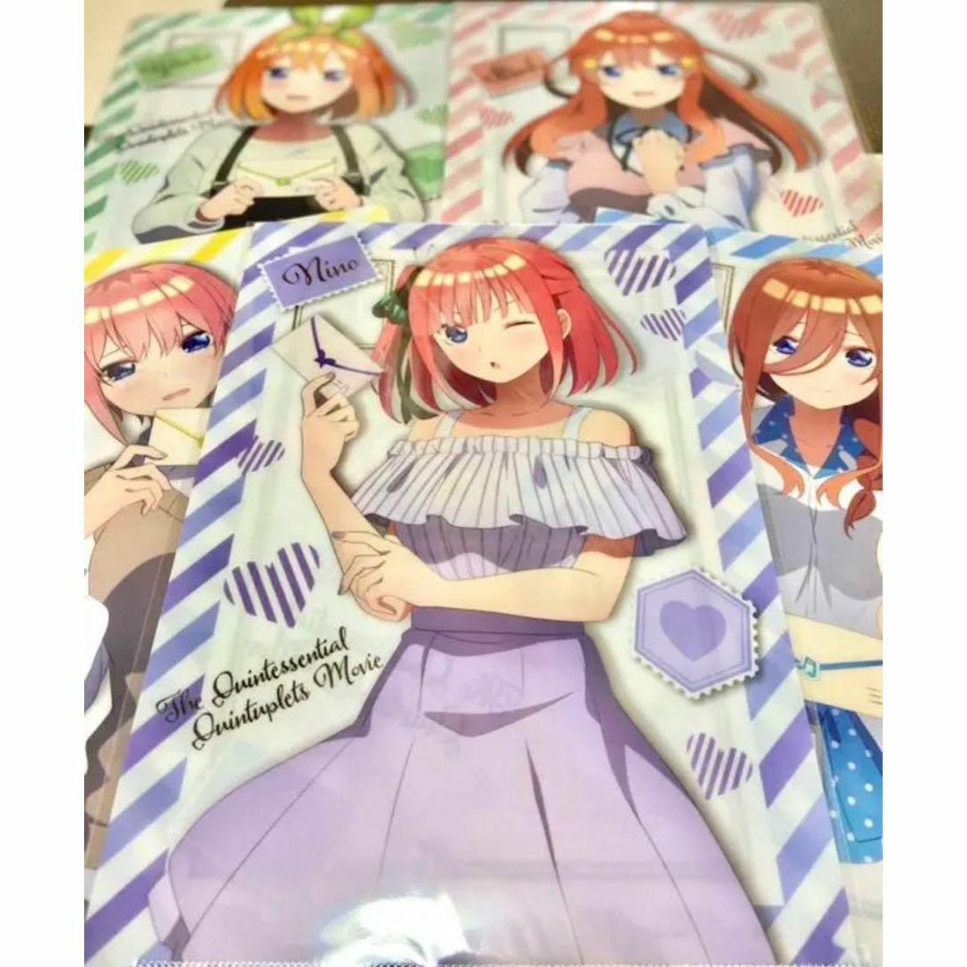 五等分の花嫁 クリアファイル A4 letter ver. 全種セット