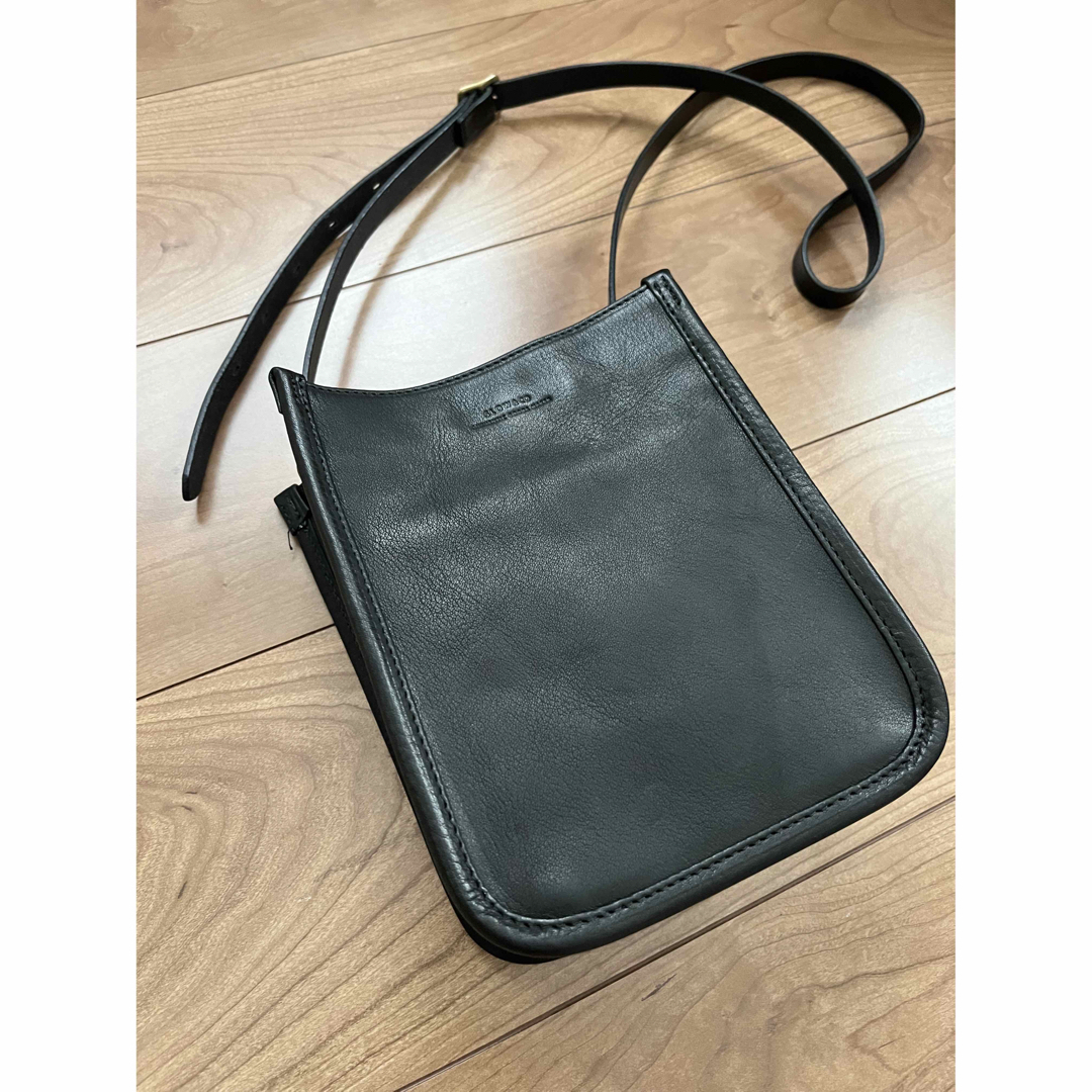 見事な SLOW bono-square shoulder bag Sサイズ 黒 メンズ