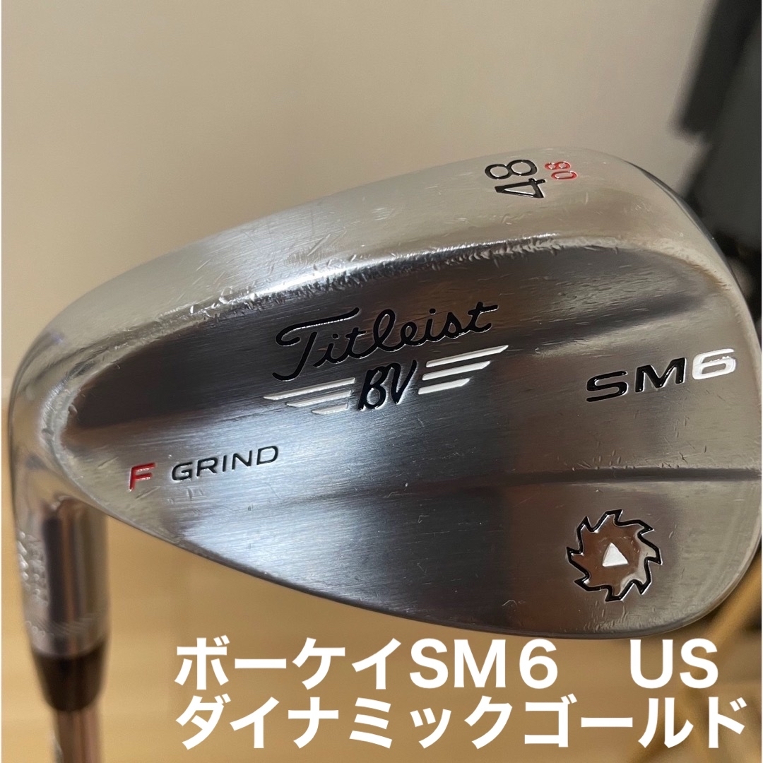 美品(レフティ)タイトリスト　ボーケイ　SM6 US　48/08 Fグラインド