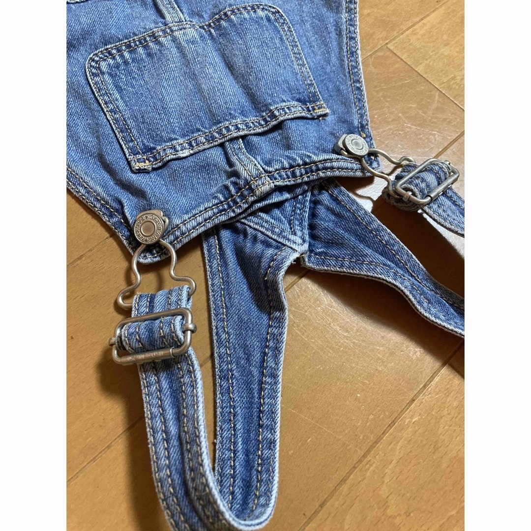 babyGAP(ベビーギャップ)の【値下げ】デニム　スカート　100 GAP ジャンバースカート　女の子 キッズ/ベビー/マタニティのキッズ服女の子用(90cm~)(スカート)の商品写真