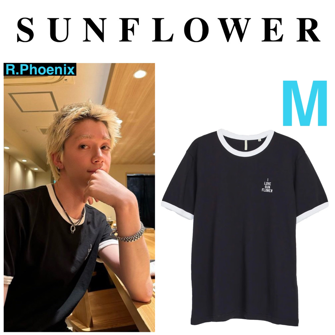 SUNFLOWER JAGGER TEE BLACK M