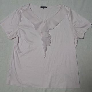 ニジュウサンク(23区)の23区 ワッフルカットソー(XL)(カットソー(半袖/袖なし))