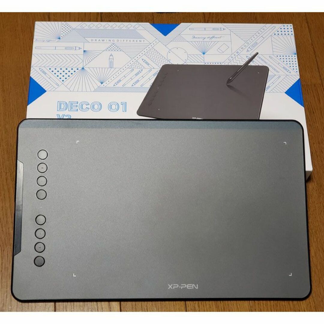 XPPEN(エックスピーペン)の美品 ペンタブレット XPPen DECO 01 v2 スマホ/家電/カメラのPC/タブレット(PC周辺機器)の商品写真