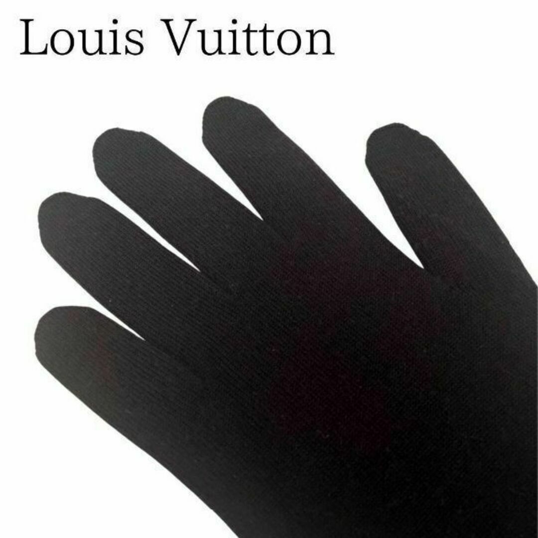 LOUIS VUITTON - ルイヴィトン レオパード カシミヤ シルク グローブ