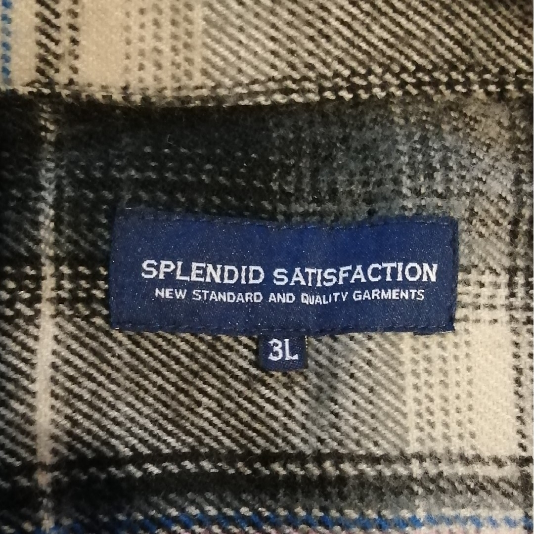 Avail(アベイル)のSPLENDID SATISFACTION メンズチェックシャツ 3L メンズのトップス(シャツ)の商品写真