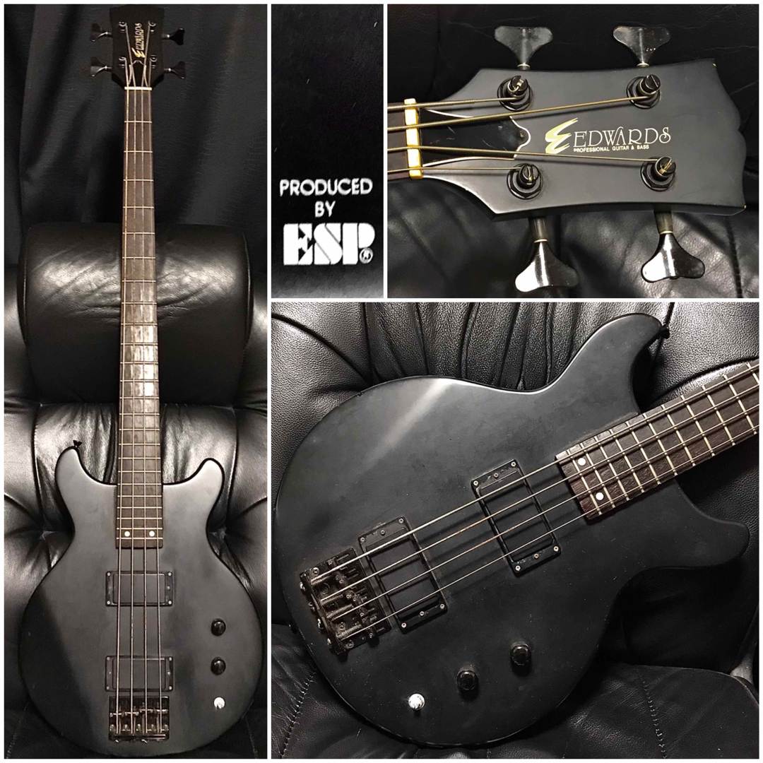 ESP系EDWARDS送料込エドワーズBASSルナシーJモデルベースギター現状品