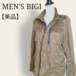 メンズビギ(MEN'S BIGI)の【美品】メンズビギ　フィールドコート　ソフトワイヤーでスタイリングキープ❗️(モッズコート)