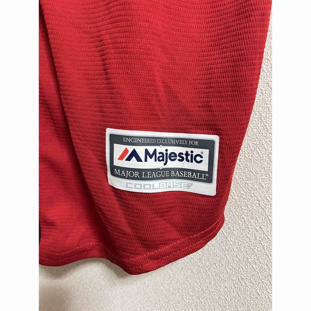 Majestic(マジェスティック)のベースボールシャツ　ワシントンナショナルズ スポーツ/アウトドアの野球(ウェア)の商品写真