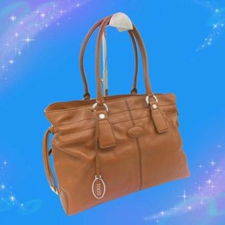 TOD'S - 《美品》 トッズ レザー トートバッグ ブラウン系の通販|ラクマ
