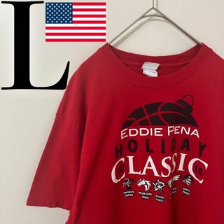 ギルタン(GILDAN)の【美品】半袖Tシャツ スポーツ系 企業系 USA輸入 アメリカ ストリート 古着(Tシャツ/カットソー(半袖/袖なし))