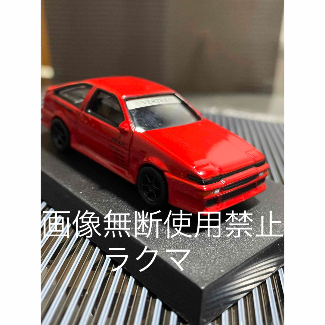 AOSHIMA(アオシマ)のアオシマ ドリフト天国ミニカーコレクション1/64 AE86 トレノ レッド エンタメ/ホビーのおもちゃ/ぬいぐるみ(ミニカー)の商品写真