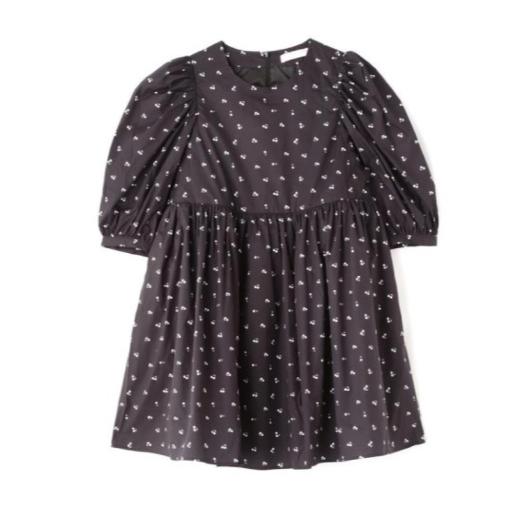 little sunny bite(リトルサニーバイト)のLittle sunny bite Cherry puff minidress レディースのワンピース(ミニワンピース)の商品写真