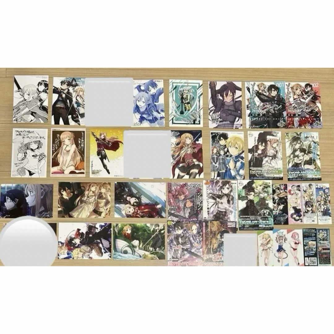 ソードアートオンライン SAO 特典 イラストカード ポストカード ソードアートオンライン SAO 特典 イラストカード ポストカード