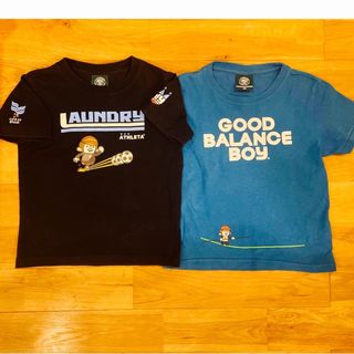 LAUNDRY  男の子Tシャツセット120   ブラック&ブルー(Tシャツ/カットソー)
