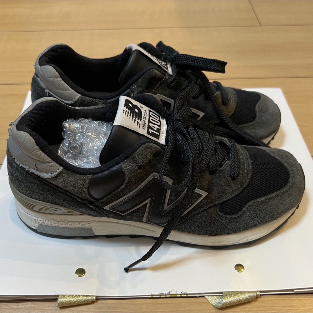 新品14080円☆New Balanceニューバランススニーカー22.5cm 黒